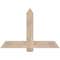 Ekena Millwork Eugene Smooth Timber Gable Bracket, Douglas Fir, 48"W x 32"H x 5 1/2"D x 5 1/2"F, 16/12 Pitch GBW048X32X0606EUG00SDF - alternate 1